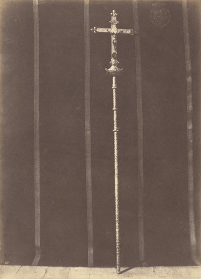 Jérusalem. Croix en argent ciselé donnée par Louis XIII à l