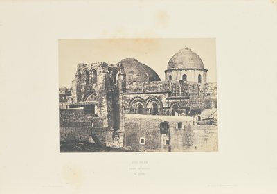 Jérusalem. Saint Sépulcre. Vue générale. - Auguste Salzmann