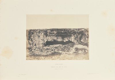 Jérusalem. Tombeau des rois de Juda. Intérieur de la cour - Auguste Salzmann