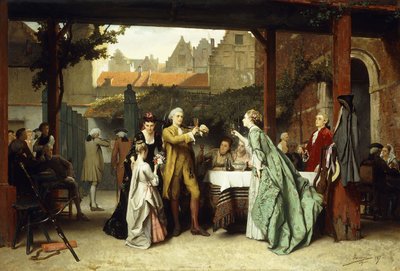 Porter un toast au vainqueur, 1870 - Auguste Serrure