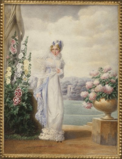 Portrait de la reine Hortense des Pays-Bas - Auguste Simon Garneray