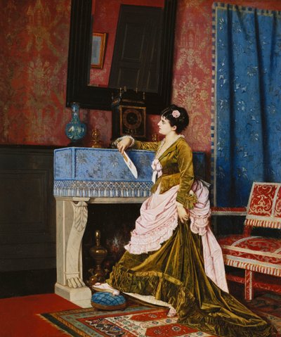 Un moment de réflexion - Auguste Toulmouche