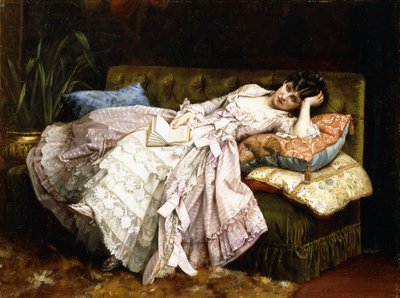 Une beauté allongée - Auguste Toulmouche