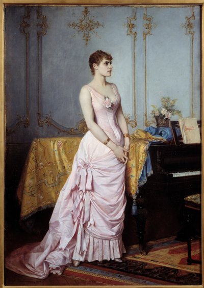 Portrait de la chanteuse Rose Caron (1857-1930) - Auguste Toulmouche