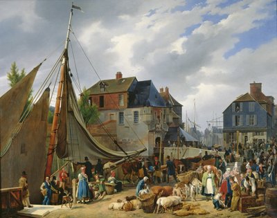 Chargement de bétail sur le 