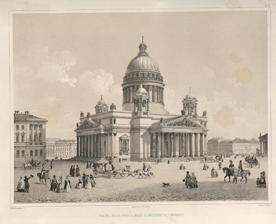 Cathédrale Saint-Isaac vue depuis l