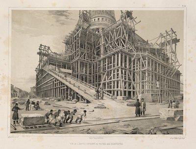 Vue de la cathédrale entourée d