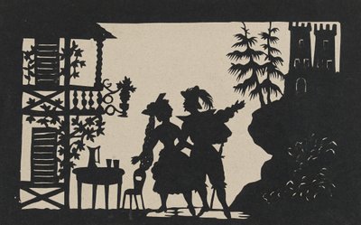 Silhouette double face - Augustin Amant Constant Fidele Edouart