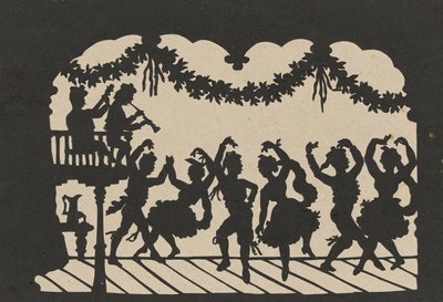Silhouette recto-verso - Augustin Amant Constant Fidele Edouart
