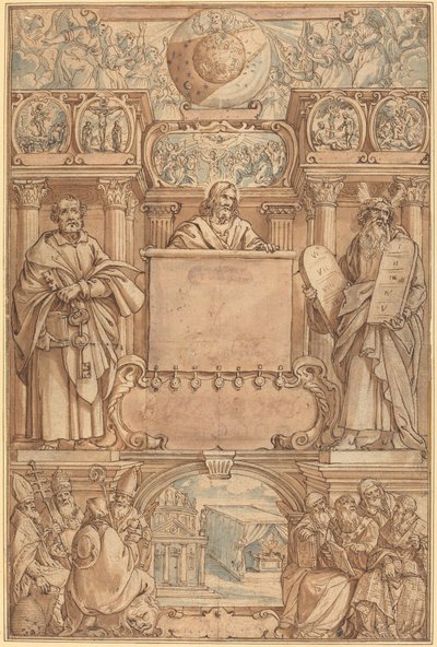 Page de titre pour une Bible - Augustin Braun