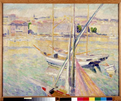 Voiliers dans le Vieux-Port de Marseille - Augustin Carrera