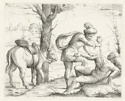 Bon Samaritain - Augustin Hirschvogel