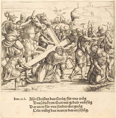 Le Christ portant la croix, 1547 - Augustin Hirschvogel