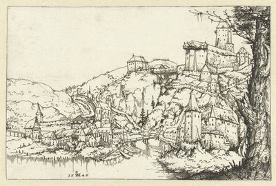 Vue de Passau - Augustin Hirschvogel