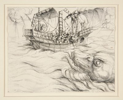 Jonas avalé par la baleine - Augustin Hirschvogel