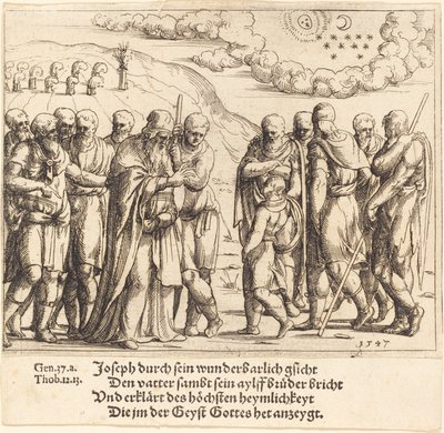 Joseph raconte ses rêves - Augustin Hirschvogel