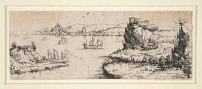 Paysage avec rivière - Augustin Hirschvogel