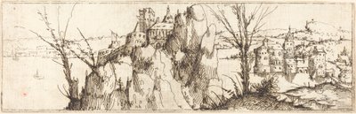 Paysage avec un lac - Augustin Hirschvogel