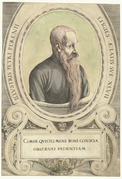 Portrait de Peter Perényi - Augustin Hirschvogel