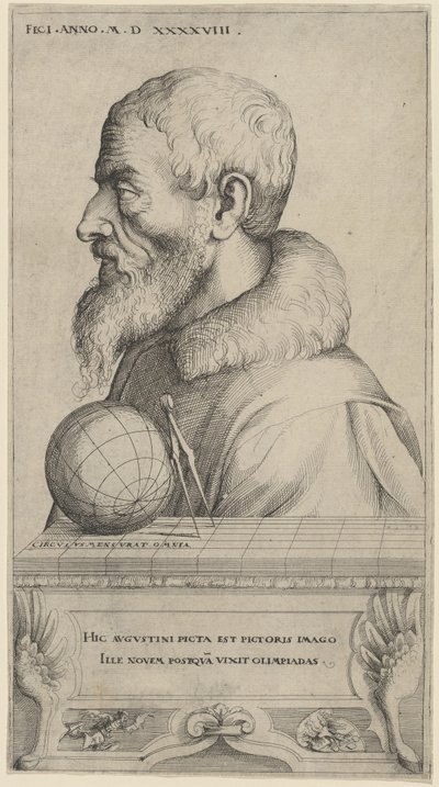 Autoportrait, 1548 - Augustin Hirschvogel