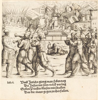 La Chute de Jéricho - Augustin Hirschvogel