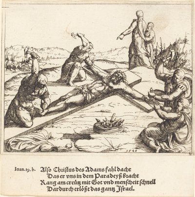 La Crucifixion, 1548 - Augustin Hirschvogel