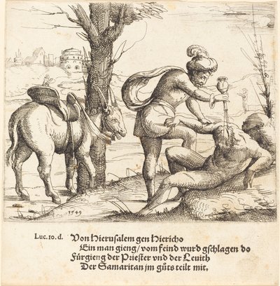 La Parabole du Bon Samaritain - Augustin Hirschvogel