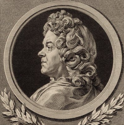 Portrait du compositeur Jean-Baptiste Lully 1632-1687, 1770 - Augustin Saint Aubin de