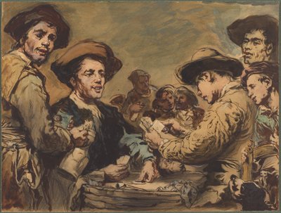 Joueurs de cartes - Augustin Théodule Ribot