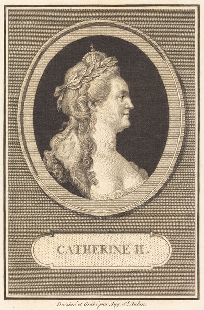 Catherine II - Augustin de Saint-Aubin