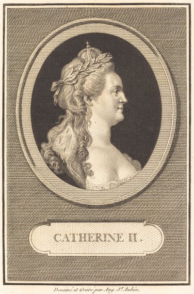 Catherine II - Augustin de Saint Aubin