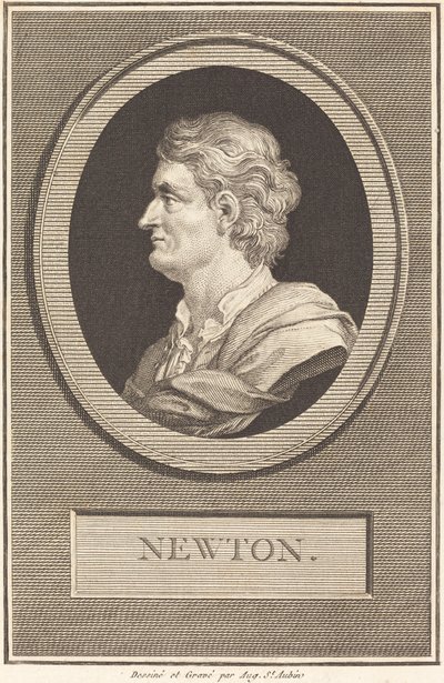 Isaac Newton - Augustin de Saint Aubin