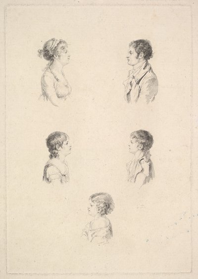 La Famille Renouard - Augustin de Saint Aubin
