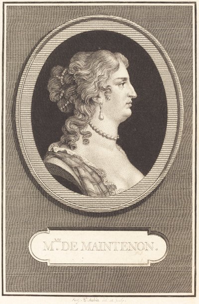 Madame de Maintenon - Augustin de Saint Aubin