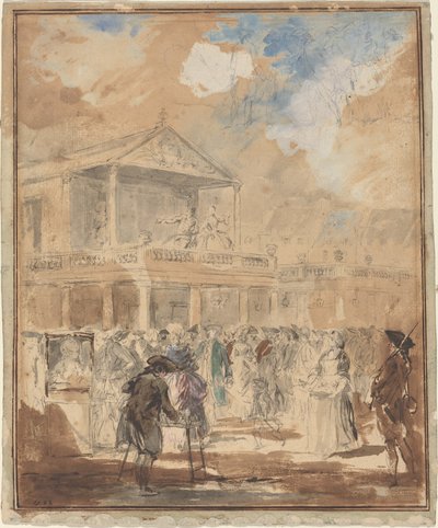 Parade (Une procession théâtrale à Paris) - Augustin de Saint Aubin