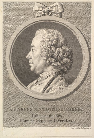 Portrait de Charles-Antoine Jombert, 1770 - Augustin de Saint Aubin