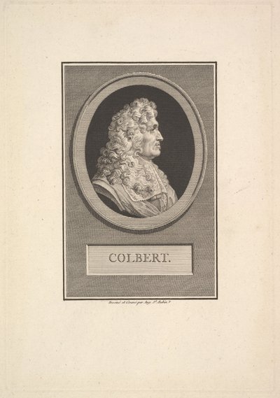 Portrait de Colbert - Augustin de Saint Aubin