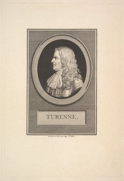 Portrait de Henry de la Tour, Vicomte de Turenne, 1800 - Augustin de Saint Aubin