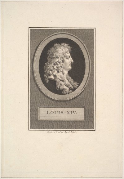 Portrait de Louis XIV, 1779 - Augustin de Saint Aubin