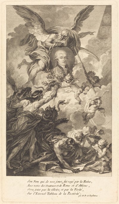 Simon-Nicolas-Henri Linguet - Augustin de Saint Aubin