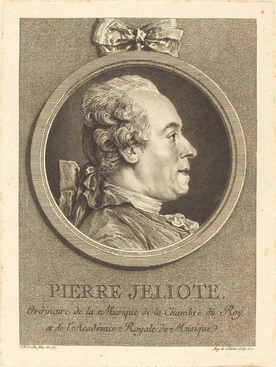 Pierre Jeliote - Augustin de Saint Aubin after Charles Nicolas Cochin II