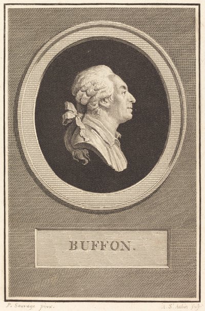 Buffon - Augustin de Saint Aubin after Piat Joseph Sauvage