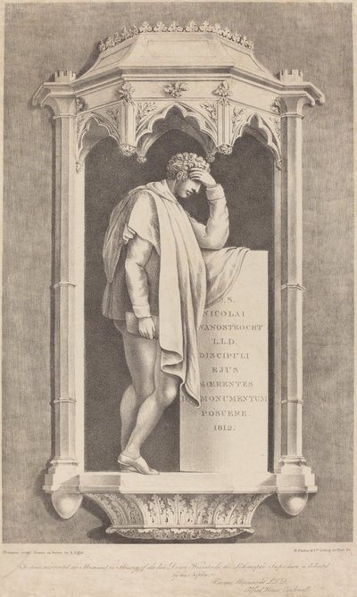 Monument à Nicolai Wanostrocht - Augustine Aglio after John Flaxman