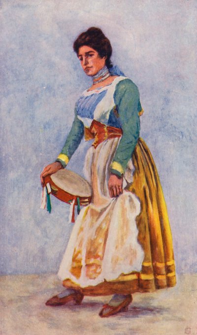 Danseur de la Tarentelle à Sorrente - Augustine Fitzgerald