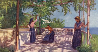 Paysans sous les vignes, Casamicciola, Ischia - Augustine Fitzgerald