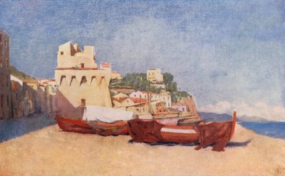 Vietri (lithographie en couleur) - Augustine Fitzgerald