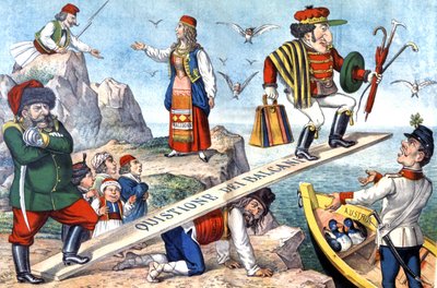 La question des Balkans, vers 1900 - Augusto Grossi
