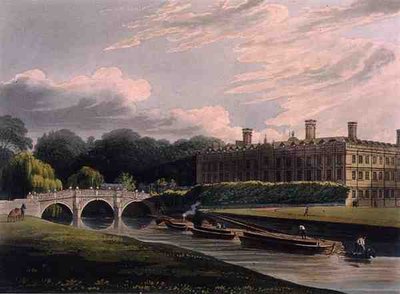 Extérieur du Clare Hall, Cambridge, de 