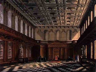 Intérieur de la Maison du Sénat, Cambridge, de 