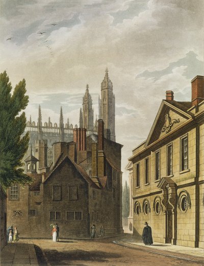 Façade de Trinity Hall, Cambridge, de 